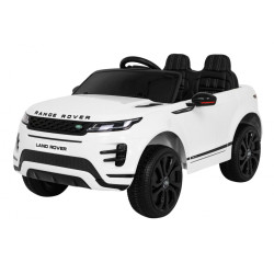 Range Rover Evoque na akumulator dla dzieci Biały SUV + Pilot