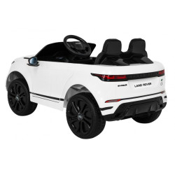 Range Rover Evoque na akumulator dla dzieci Biały SUV + Pilot