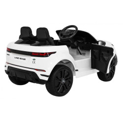 Range Rover Evoque na akumulator dla dzieci Biały SUV + Pilot