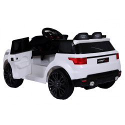 Autko Start Run na akumulator, Biały SUV + Pilot