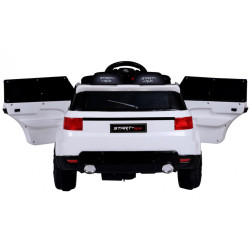Autko Start Run na akumulator, Biały SUV + Pilot