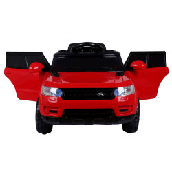 Autko Start Run na akumulator Czerwony SUV + Pilot + Funkcje bezpieczeństwa