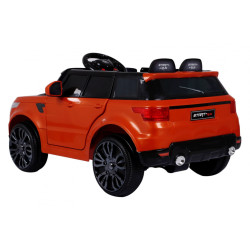 Autko Start Run na akumulator, Pomarańczowy SUV + Pilot