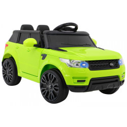 Autko Start Run na akumulator, Zielony SUV + Pilot
