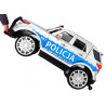 Auto SUV Policja na akumulator dla dzieci + Syreny + Światła + Megafon + Pilot