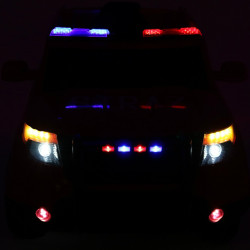 Auto SUV Policja na akumulator dla dzieci + Syreny + Światła + Megafon + Pilot