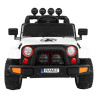 Auto Terenowe Full Time 4WD dla dzieci Biały + Napęd 4x4 + Pilot + Audio LED + Schowek