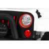 Auto Terenowe Full Time 4WD dla dzieci Biały + Napęd 4x4 + Pilot + Audio LED + Schowek
