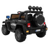 Auto Terenowe Full Time 4WD dla dzieci Czarny + Napęd 4x4 + Pilot + Audio LED + Schowek