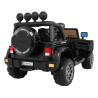 Auto Terenowe Full Time 4WD dla dzieci Czarny + Napęd 4x4 + Pilot + Audio LED + Schowek