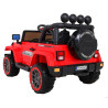 Auto Terenowe Full Time 4WD dla dzieci Czerwony + Napęd 4x4 + Pilot + Audio LED + Schowek