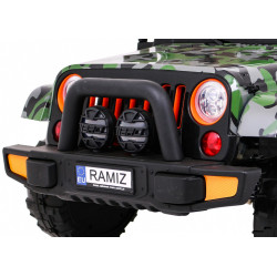 Auto Terenowe Full Time 4WD dla dzieci Lakier Moro + Napęd 4x4 + Pilot + Audio LED + Schowek