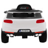Autko Turbo-S na akumulator dla dzieci Biały + Pilot + Wolny Start + Koła EVA + Radio MP3