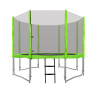 Trampolina ogrodowa SkyRamiz 305cm 10FT dla dzieci Zielony + Akcesoria