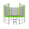 Trampolina ogrodowa SkyRamiz 305cm 10FT dla dzieci Zielony + Akcesoria