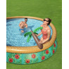 Basenik rozporowy z Natryskiem dla dzieci Tropikalny 457x84cm 15FT BESTWAY