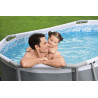 Basen stelażowy Power Steel 305x200x84 10x6FT BESTWAY + 5w1 + ChemConnect