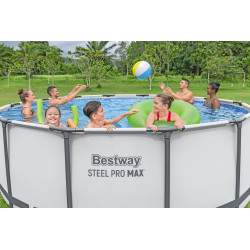 Basen Stelażowy Steel Pro MAX 396x122 13FT BESTWAY 5w1 + Akcesoria