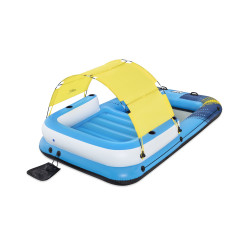 Dmuchana Wyspa do pływania 4-osobowa BESTWAY 305x186x58cm + Daszek + Siateczkowe dno