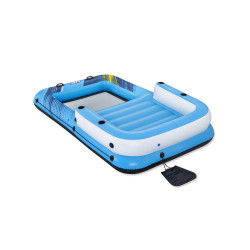 Dmuchana Wyspa do pływania 4-osobowa BESTWAY 305x186x58cm + Daszek + Siateczkowe dno