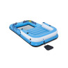 Dmuchana Wyspa do pływania 4-osobowa BESTWAY 305x186x58cm + Daszek + Siateczkowe dno