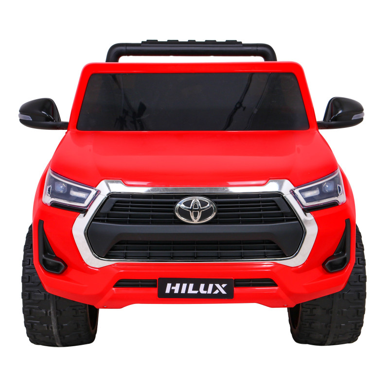 Toyota Hilux na akumulator dla dzieci Czerwony Pickup + Napęd 4x4 + Pilot