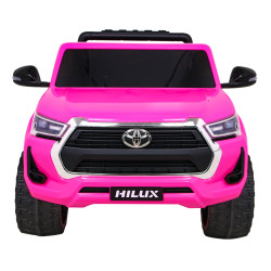 Toyota Hilux na akumulator dla dzieci, Różowy Pickup + Napęd 4x4 + Pilot