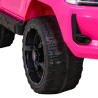 Toyota Hilux na akumulator dla dzieci, Różowy Pickup + Napęd 4x4 + Pilot