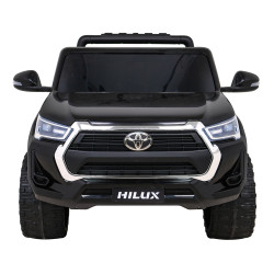 Toyota Hilux na akumulator dla dzieci Czarny Pickup + Napęd 4x4 + Pilot