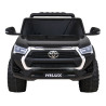Toyota Hilux na akumulator dla dzieci Czarny Pickup + Napęd 4x4 + Pilot