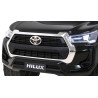 Toyota Hilux na akumulator dla dzieci Czarny Pickup + Napęd 4x4 + Pilot