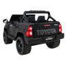 Toyota Hilux na akumulator dla dzieci Czarny Pickup + Napęd 4x4 + Pilot