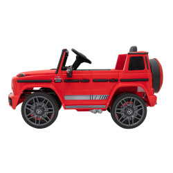 Mercedes AMG G63 dla dzieci Czerwony + Pilot