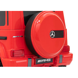 Mercedes AMG G63 dla dzieci Czerwony + Pilot