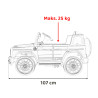 Mercedes AMG G63 dla dzieci Czerwony + Pilot