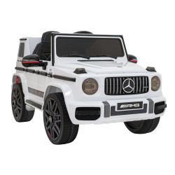 Mercedes AMG G63 dla dzieci Biały + Pilot