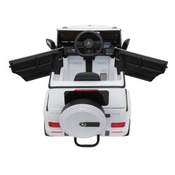 Mercedes AMG G63 dla dzieci Biały + Pilot