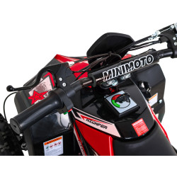 Quad HIPERFECT na akumulator Czerwony 35km/h + Silnik 1000W + Koła pompowane + Regulacja siedzenia