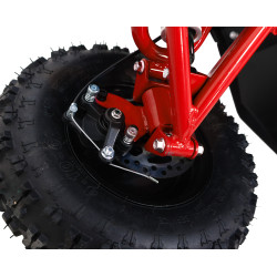 Quad HIPERFECT na akumulator Czerwony 35km/h + Silnik 1000W + Koła pompowane + Regulacja siedzenia