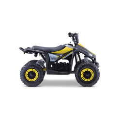 Quad HIPERFECT na akumulator Żółty 35km/h + Silnik 1000W + Koła pompowane + Regulacja siedzenia