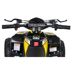Quad HIPERFECT na akumulator Żółty 35km/h + Silnik 1000W + Koła pompowane + Regulacja siedzenia
