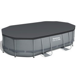 Basen stelażowy Power Steel 488x305x107 16x10FT BESTWAY 7w1 + Akcesoria