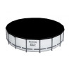 Basen stelażowy Steel Pro MAX 549x122 Szary 18FT BESTWAY 5w1 + Pompa + Pokrywa + Drabinka