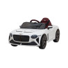 Autko Bentley Bacalar na akumulator dla dzieci Biały + Pilot + EVA + Wolny Start + Audio LED