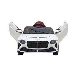 Autko Bentley Bacalar na akumulator dla dzieci Biały + Pilot + EVA + Wolny Start + Audio LED