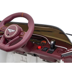 Autko Bentley Bacalar na akumulator dla dzieci Biały + Pilot + EVA + Wolny Start + Audio LED