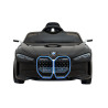 Autko BMW i4 na akumulator dla dzieci Czarny + Wolny Start + EVA + Ekoskóra + Audio LED + Pilot