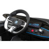Autko BMW i4 na akumulator dla dzieci Czarny + Wolny Start + EVA + Ekoskóra + Audio LED + Pilot
