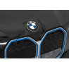 Autko BMW i4 na akumulator dla dzieci Czarny + Wolny Start + EVA + Ekoskóra + Audio LED + Pilot