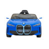 Autko BMW i4 na akumulator dla dzieci Niebieski + Wolny Start + EVA + Ekoskóra + Audio LED + Pilot